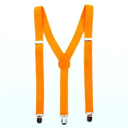 Bretelles orange unies