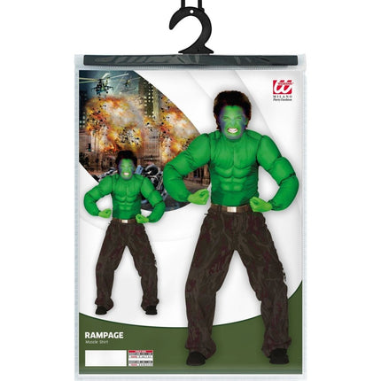 Hulk Shirt Kind Gespierd - Partywinkel - 8003558125852