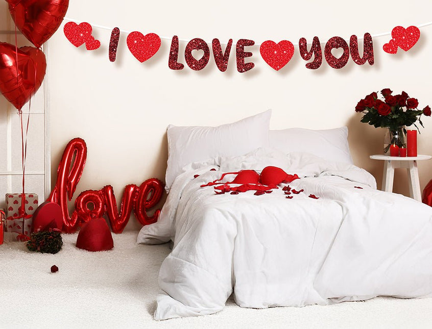 I love you slinger 300 cm van Fiestas Guirca koop je bij Partywinkel