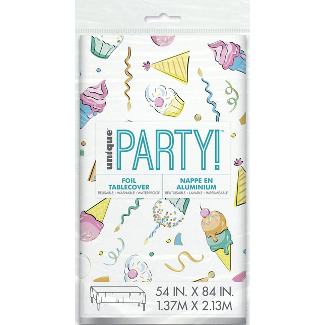 Ijsjes Tafelkleed 2,13m van Unique koop je bij Partywinkel