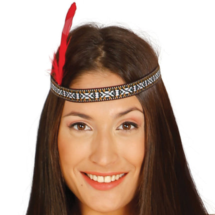 Indiaanse Jurk Bruin Dames 2 delig van Fiestas Guirca koop je bij Partywinkel