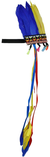 Indianentooi Gekleurd Veren van Fiestas Guirca koop je bij Partywinkel