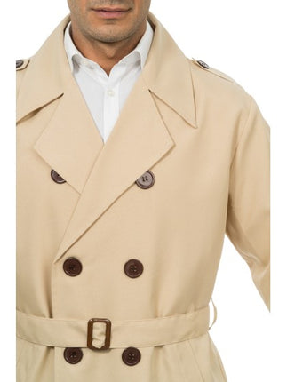 Trench-coat beige « Detective » pour homme