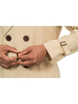 Trench-coat beige « Detective » pour homme