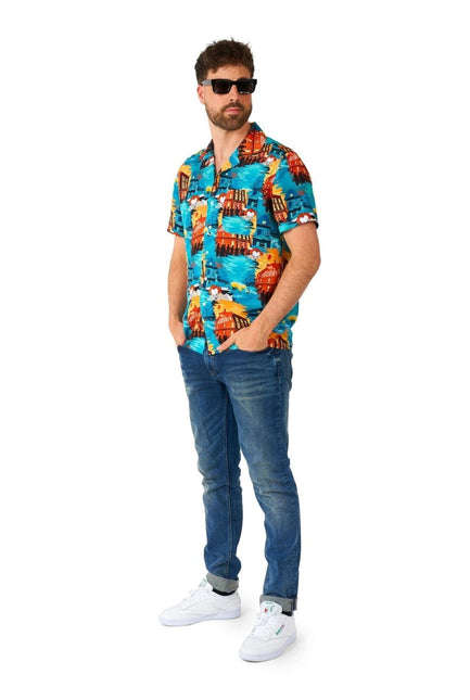 IT Overhemd Korte Mouwen Heren OppoSuits van OppoSuits koop je bij Partywinkel