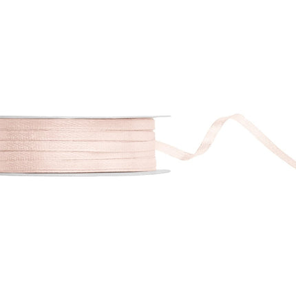 Ivoorkleurige Lint 3Mm 50m van Partydeco koop je bij Partywinkel