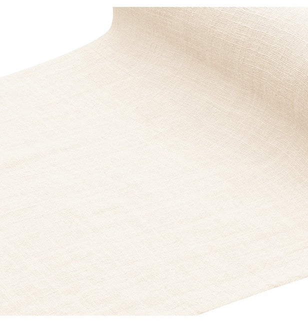 Ivoorkleurige Tafelkleed Katoen 2,4m van CHAKS koop je bij Partywinkel