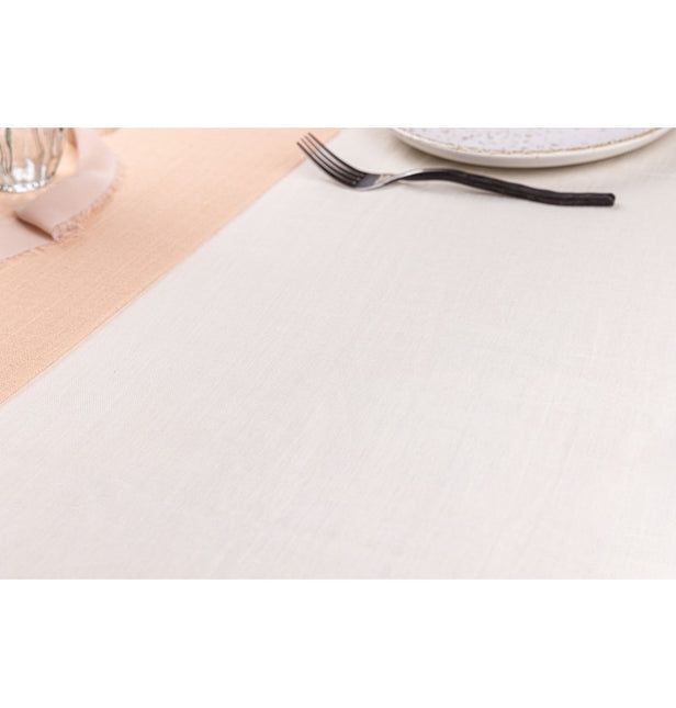 Chemin de table ivoire 6m