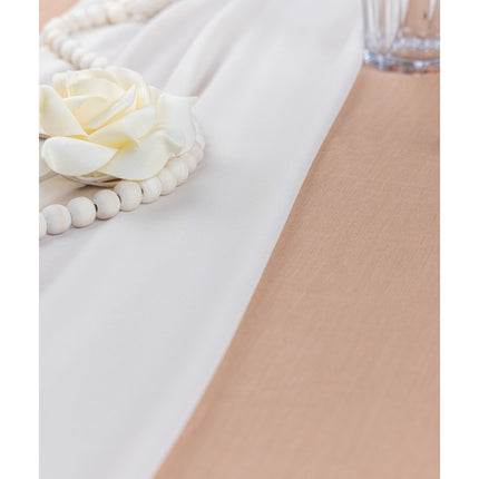 Chemin de table ivoire 5m