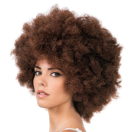 Jackson Afropruik Mahonie 33cm van CHAKS koop je bij Partywinkel