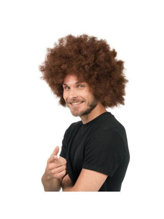 Jackson Afropruik Mahonie 33cm van CHAKS koop je bij Partywinkel