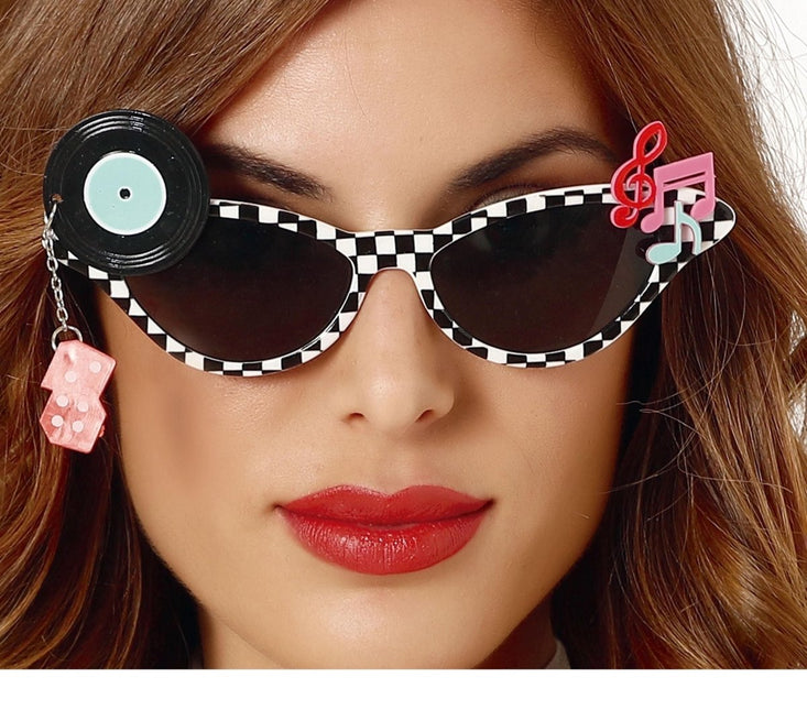 Jaren '50 Bril van Fiestas Guirca koop je bij Partywinkel