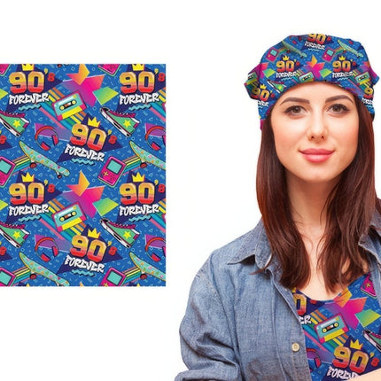 Jaren 90 Sjaal van Fiestas Guirca koop je bij Partywinkel