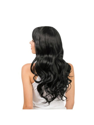 Perruque Jenna noire 55 cm