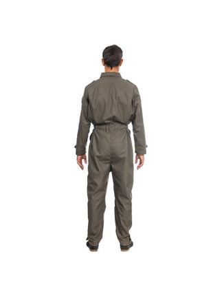 Combinaison de pilote de chasse pour homme, vert olive