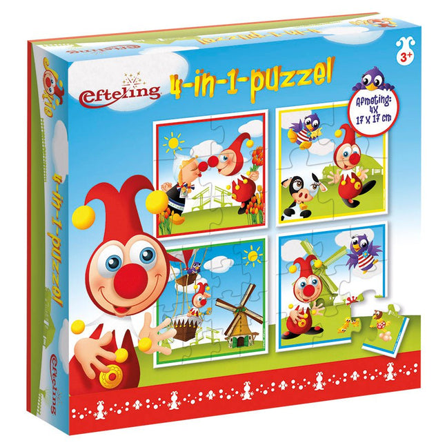 Jokie Puzzel 4st - Partywinkel - 8714274960183