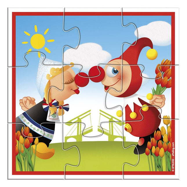 Jokie Puzzel 4st - Partywinkel - 8714274960183