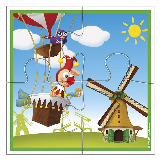Jokie Puzzel 4st - Partywinkel - 8714274960183