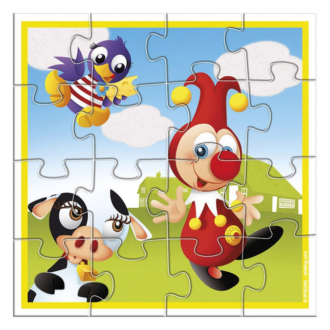 Jokie Puzzel 4st - Partywinkel - 8714274960183