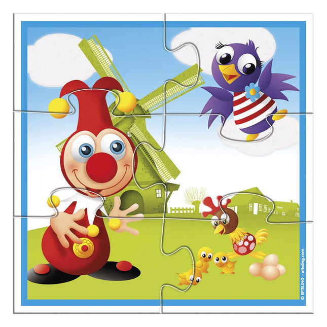 Jokie Puzzel 4st - Partywinkel - 8714274960183