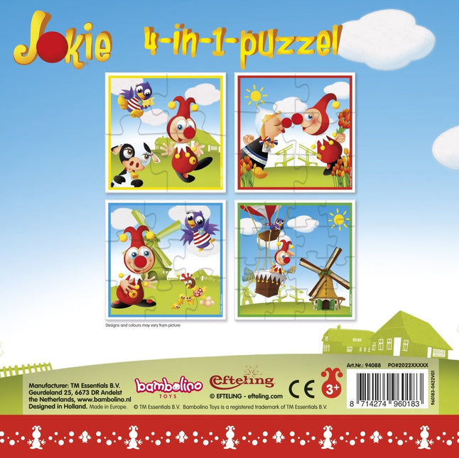Jokie Puzzel 4st - Partywinkel - 8714274960183