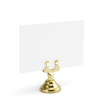Kaarthouder Goud 4cm van Partydeco koop je bij Partywinkel