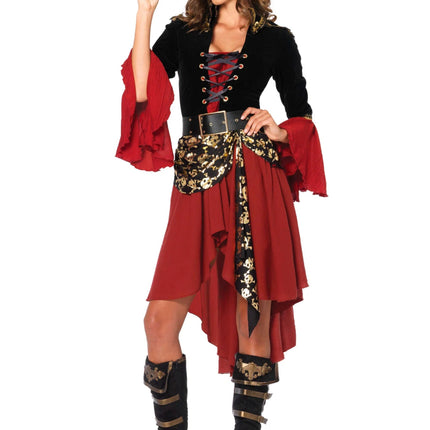 Kapitein Jurk Dames Leg Avenue - Partywinkel - 714718496023
