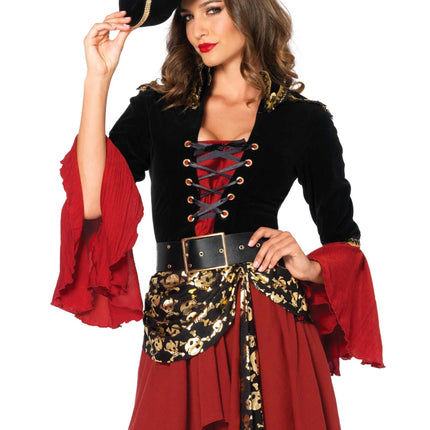 Kapitein Jurk Dames Leg Avenue - Partywinkel - 714718496023