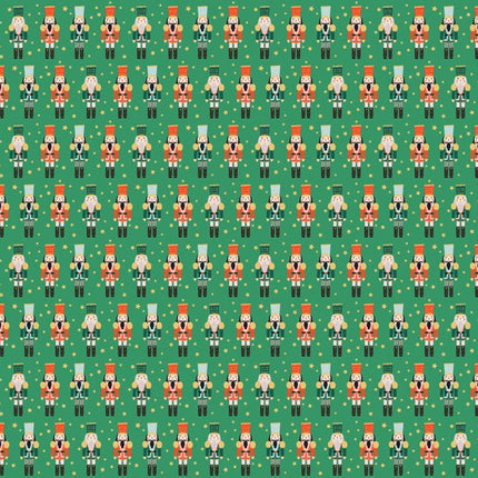 Kerst Cadeaupapier Notenkrakers 2m van Partydeco koop je bij Partywinkel