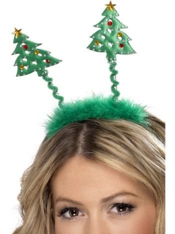 Kerst Haarband Kerstbomen Deluxe van Smiffys koop je bij Partywinkel