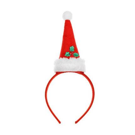 Kerst Haarband Mini Kerstmuts van Partydeco koop je bij Partywinkel