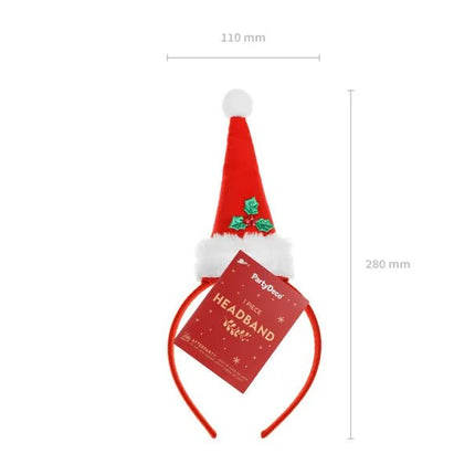 Kerst Haarband Mini Kerstmuts van Partydeco koop je bij Partywinkel