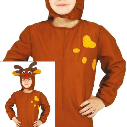 Kerst Onesie Rudolf Kind van Fiestas Guirca koop je bij Partywinkel