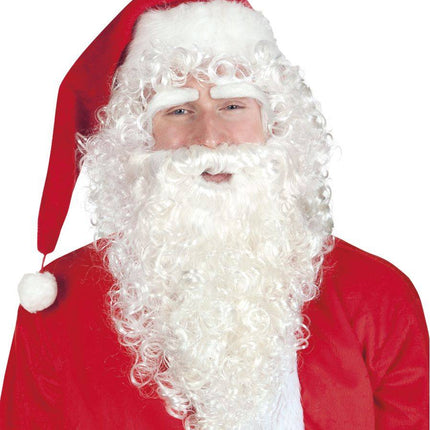 Kerstman Baard en Pruik Lang - Partywinkel - 8712026134172