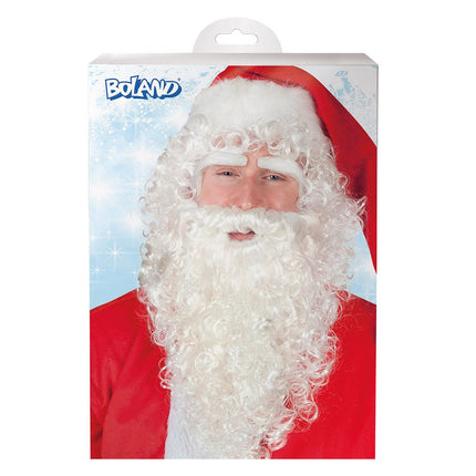 Kerstman Baard en Pruik Lang - Partywinkel - 8712026134172