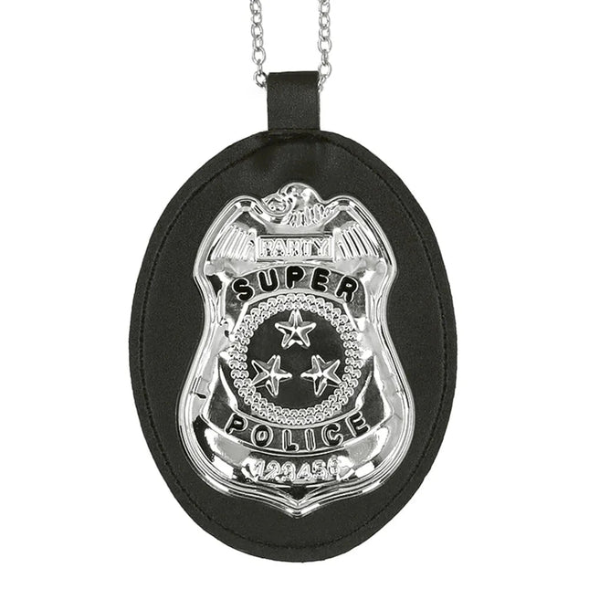 Ketting Badge 'Super police' van Boland koop je bij Partywinkel