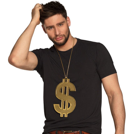 Ketting Dollar Xxl 24cm van Boland koop je bij Partywinkel