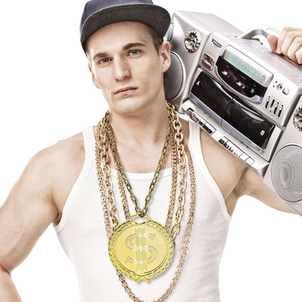 Ketting Hiphop Dollar van Widmann koop je bij Partywinkel