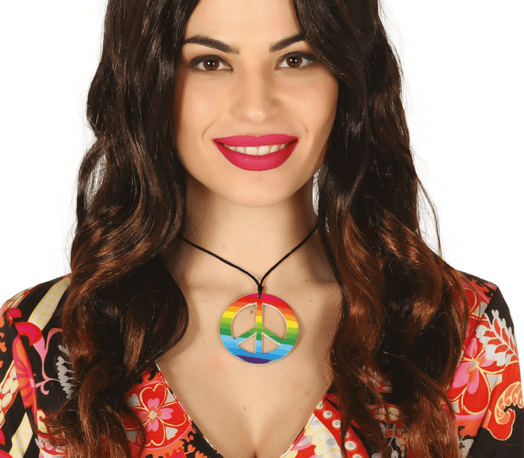 Ketting Hippie Gekleurd van Fiestas Guirca koop je bij Partywinkel