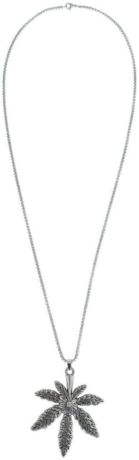 Ketting Zilver Marihuana van Fiestas Guirca koop je bij Partywinkel