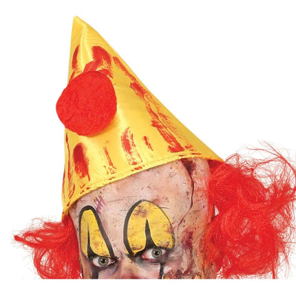 Killer Clown Halloween Kostuum Heren Geel van Fiestas Guirca koop je bij Partywinkel
