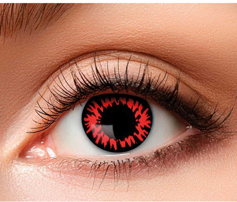 Lentilles rouges Clown tueur