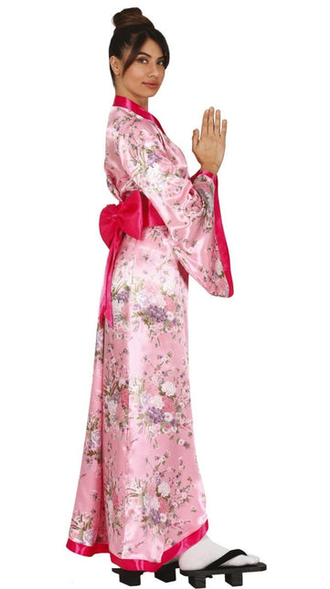 Kimono Kostuum Roze Dames van Fiestas Guirca koop je bij Partywinkel
