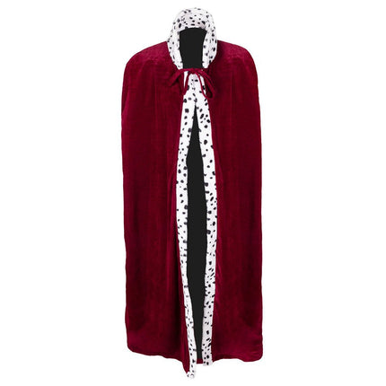 Koningsmantel Bordeaux 1,4m van Boland koop je bij Partywinkel