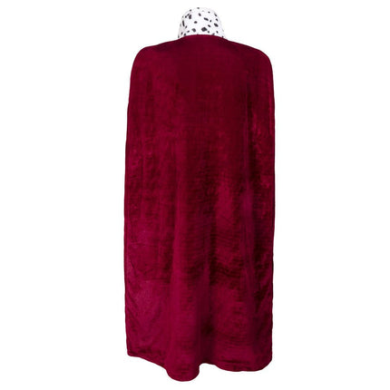 Koningsmantel Bordeaux 1,4m van Boland koop je bij Partywinkel