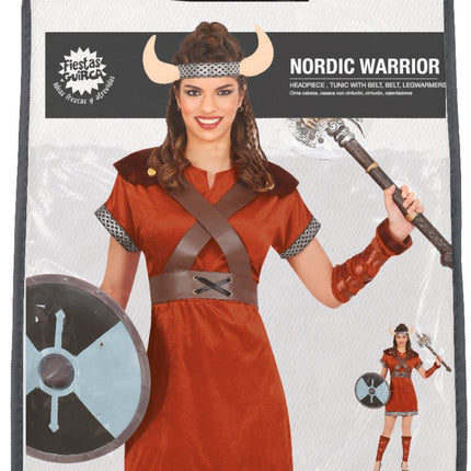 Kostuum Bruin Dames Viking van Fiestas Guirca koop je bij Partywinkel