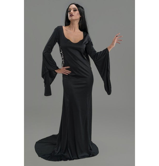 Kostuum Wednesday Morticia Jurk van CHAKS koop je bij Partywinkel