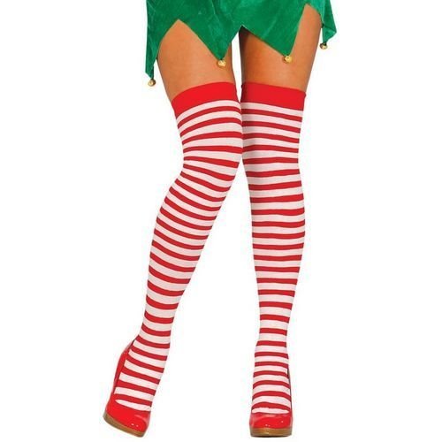 Kousen Rood Witte Strepen 2st van Fiestas Guirca koop je bij Partywinkel