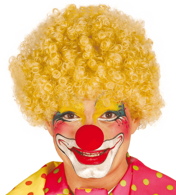Krullen Pruik Blonde van Fiestas Guirca koop je bij Partywinkel