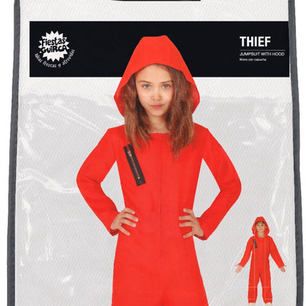 La Casa de Papel Jumpsuit Rood van Fiestas Guirca koop je bij Partywinkel